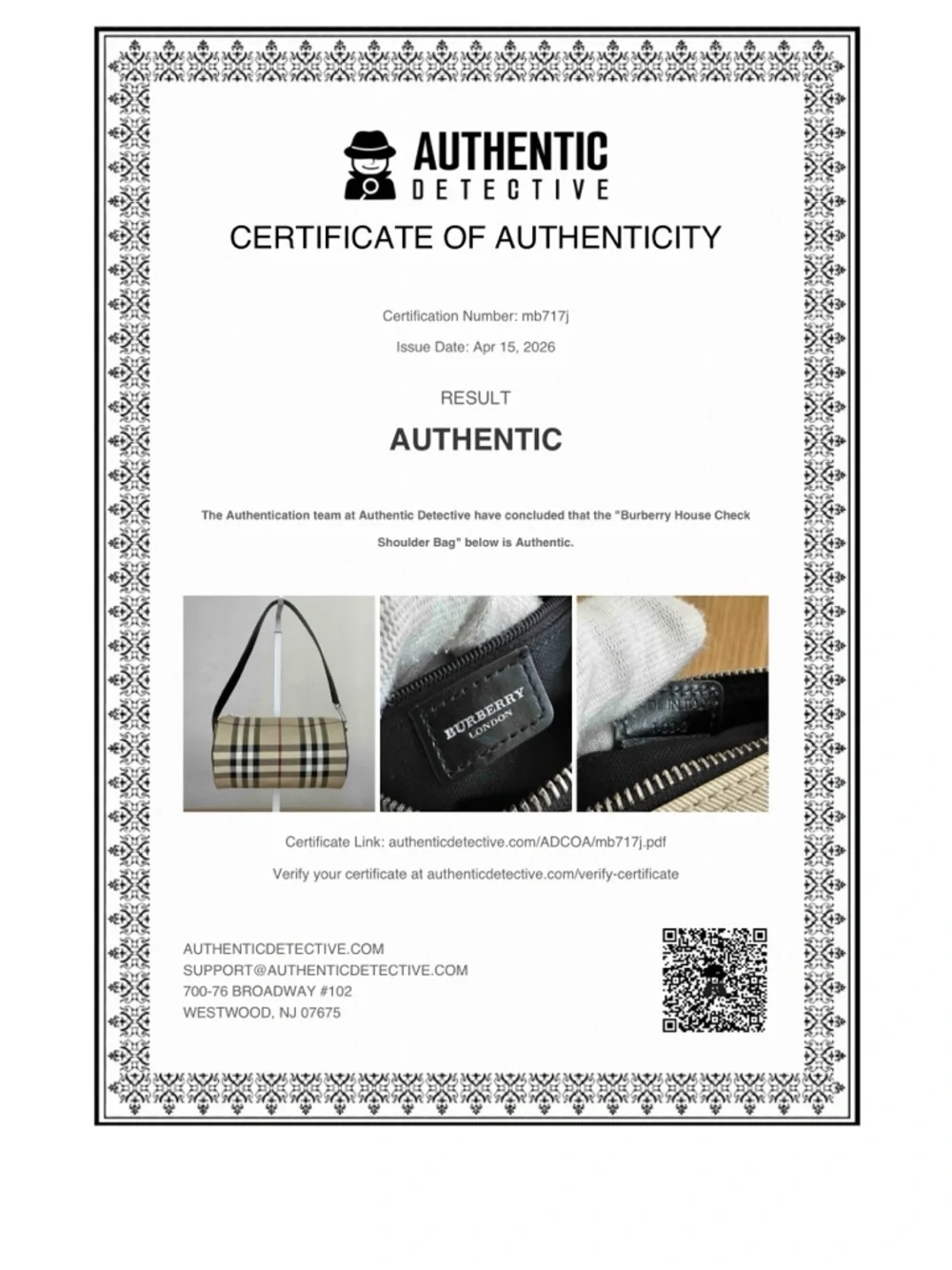 Burberry London Mini Papillon Bag - Picture 3 of 15